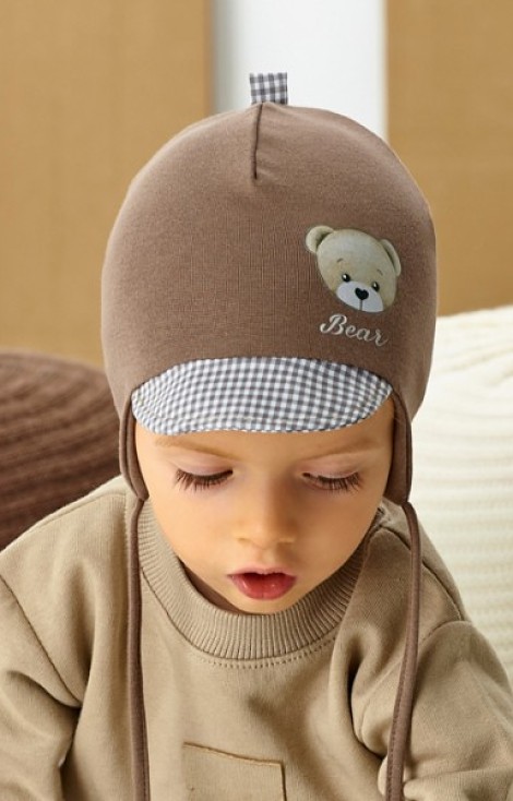 Czapka AJS 48-052 chłopięca
