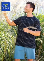 Piżama Key MNS 901 A24 kr/r M-2XL męska
