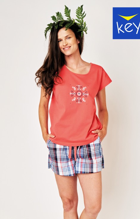 Piżama Key LNS 454 A24 kr/r S-XL damska