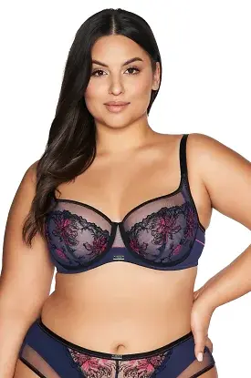 Biustonosz soft side Ava 2120 Navy Blue - zdjęcie 2