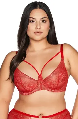 Biustonosz semi soft Ava 2127 Red - zdjęcie 2