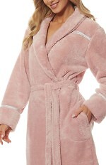 Szlafrok L&L 2084 Satin długi 4XL damski