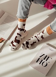 Skarpety Milena 0200 Krówki 37-41