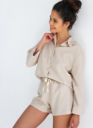 Piżama Sensis Enrica dł/r S-XL rozpinana