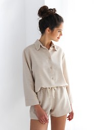 Piżama Sensis Enrica dł/r S-XL rozpinana