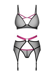 Komplet Obsessive Novenes 3-PCS Set XS-2XL