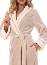 Szlafrok L&L 2409 Madame długi 3XL damski