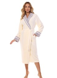 Szlafrok L&L 2409 Madame długi 3XL damski