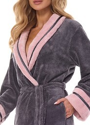 Szlafrok L&L 2409 Madame długi 3XL damski