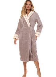 Szlafrok L&L 2409 Madame długi 3XL damski