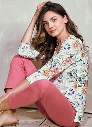 Piżama Taro Louisa 3247 3/4 S-XL Z24/25 damska