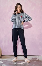 Piżama Taro Trudy 3219 dł/r S-XL Z24/25 damska