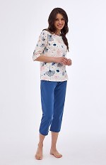 Piżama Cornette 147/390 Selena 3/4 M-2XL damska