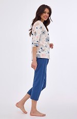Piżama Cornette 147/390 Selena 3/4 M-2XL damska