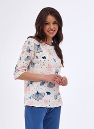 Piżama Cornette 147/390 Selena 3/4 M-2XL damska