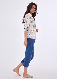 Piżama Cornette 147/390 Selena 3/4 M-2XL damska