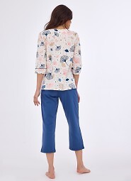 Piżama Cornette 147/390 Selena 3/4 M-2XL damska