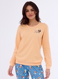 Piżama Cornette 467/373 Owls dł/r S-2XL damska