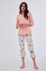 Piżama Cornette 389/389 Nina 3/4 3XL-5XL damska