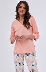 Piżama Cornette 389/389 Nina 3/4 3XL-5XL damska
