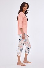 Piżama Cornette 389/389 Nina 3/4 3XL-5XL damska