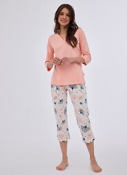Piżama Cornette 389/389 Nina 3/4 3XL-5XL damska