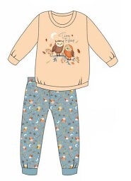 Piżama Cornette Kids Girl 977/176 Owls 2 dł/r 86-128