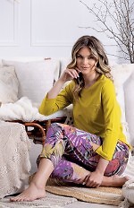 Piżama Leveza Hadia 1492 7/8 M-2XL