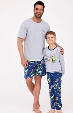 Piżama Cornette 326/272 Dinosaur 2 kr/r S-2XL męska