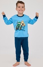 Piżama Cornette Kids Boy 477/161 Farm dł/r 86-128