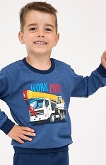 Piżama Cornette Kids Boy 478/162 Work Zone dł/r 86-128