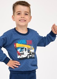 Piżama Cornette Kids Boy 478/162 Work Zone dł/r 86-128