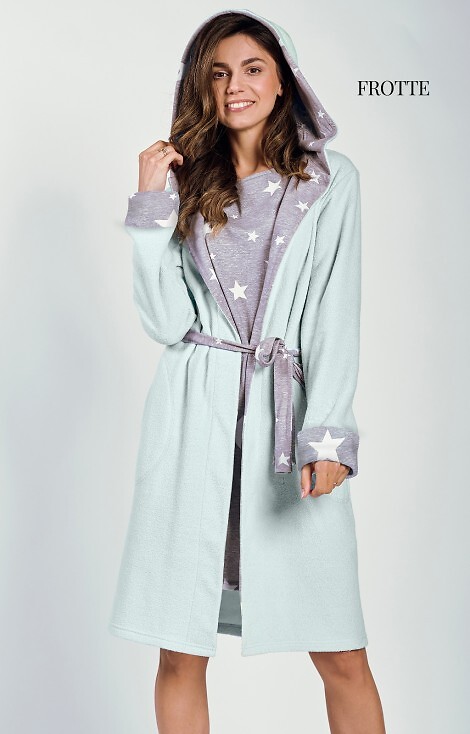 Szlafrok Taro Brigitte 3211 Frotte dł/r  S-XL Z24/25 damska
