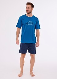 Piżama Cornette 326/274 Pixels kr/r S-2XL męska