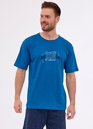 Piżama Cornette 326/274 Pixels kr/r S-2XL męska