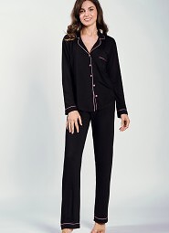 Piżama Taro Sydney 3230 Wiskoza dł/r S-XL Z24/25 damska rozpinana