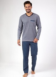 Piżama Regina 465 dł/r 2XL-3XL Z24/25 męska