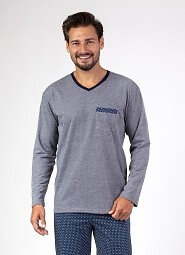 Piżama Regina 465 dł/r 2XL-3XL Z24/25 męska