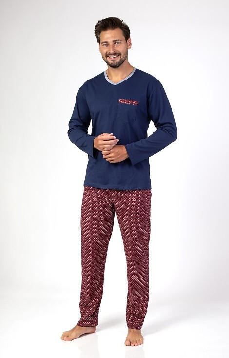 Piżama Regina 465 dł/r 2XL-3XL Z24/25 męska