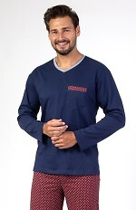 Piżama Regina 465 dł/r S-XL Z24/25 męska