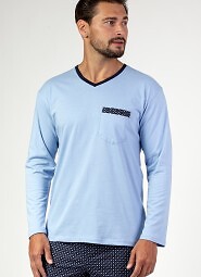 Piżama Regina 465 dł/r S-XL Z24/25 męska