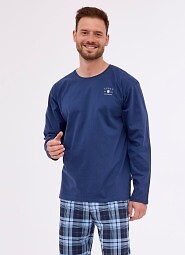 Piżama Cornette 124/263 Aspen dł/r S-2XL męska