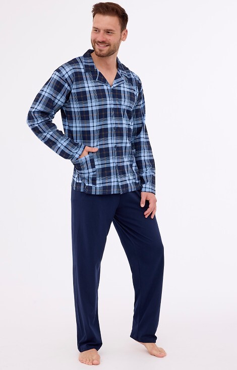 Piżama Cornette 114/72 3XL-5XL męska rozpinana