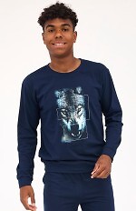 Piżama Cornette F&Y Boy 998/50 Wolf dł/r 164-188