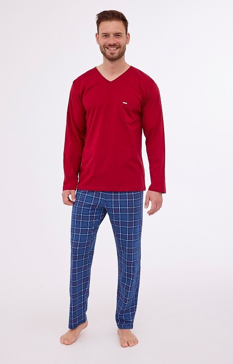 Piżama Cornette 122/262 Gordon 3XL-5XL męska