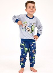 Piżama Cornette Kids Boy 593/163 Dinosaur dł/r 86-128