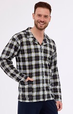 Piżama Cornette 114/73 dł/r 3XL-5XL męska rozpinana