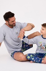 Piżama Cornette Young Boy 966/163 Dinosaur dł/r 134-164