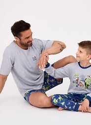 Piżama Cornette Young Boy 966/163 Dinosaur dł/r 134-164