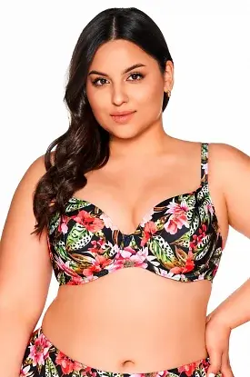 Biustonosz kąpielowy full cup Ava SK 218 Floral - zdjęcie 2